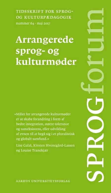 Arrangerede sprog- og kulturmøder af Karen Sonne Jakobsen