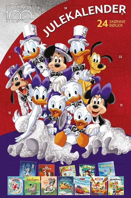 Disney Julekalender med 24 skønne bøger 