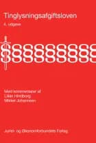 Tinglysningsafgiftsloven af Lilian Hindborg, Lars Kaae Rehl og Mikkel Johannsen