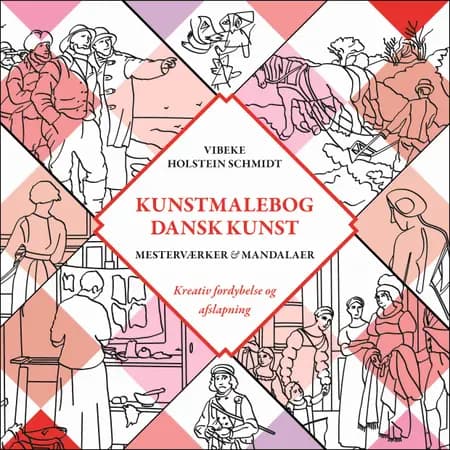 Kunstmalebog dansk kunst af Vibeke Holstein Schmidt