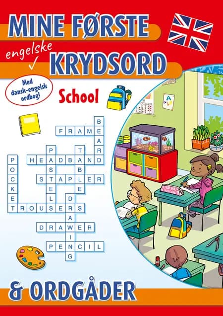 Mine første engelske krydsord og ordgåder: School 