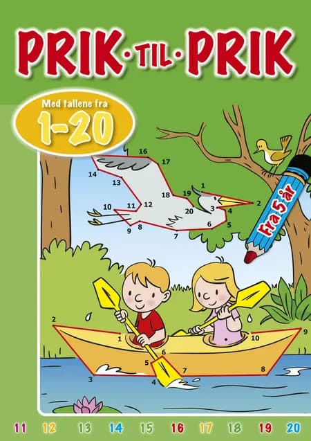 Prik til prik med tallene fra 1-20 (Kano) 