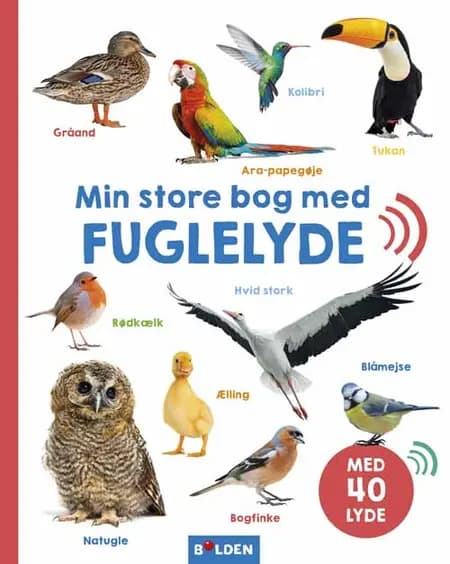 Min store bog med fuglelyde af undefined