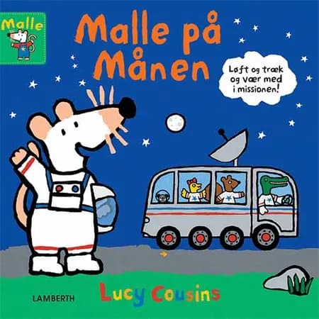 Malle på Månen af Lucy Cousins