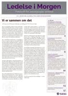 Nr. 2 • Oktober 2019 • 23. årgang • Tema: Ledelse af teamsamarbejdet