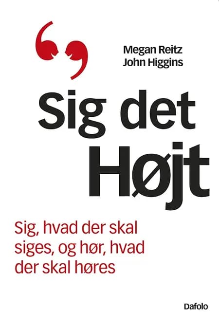 Sig det højt af Megan Reitz
