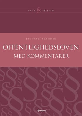 Offentlighedsloven med kommentarer af Per Byrge Sørensen