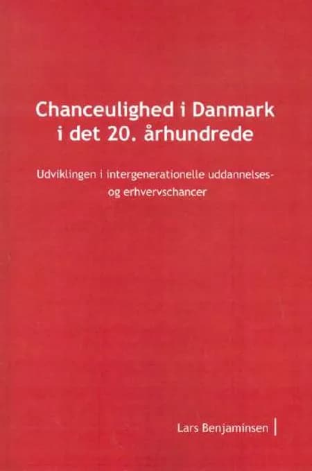 Ph.D.-afhandling af Lars Benjaminsen