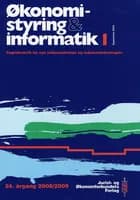 Økonomistyring & Informatik 1-2008/2009 af Preben Melander
