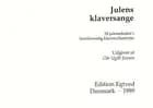 Julens klaversange