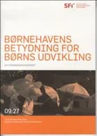 Børnehavens betydning for børns udvikling af Alva Albæk Nielsen og Mogens Nygaard Christoffersen