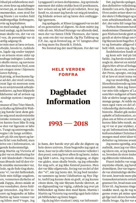 Hele verden forfra af Flere forfattere
