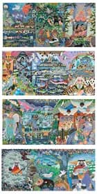 Kunstkort med illustrationer af Esben Hanefelt Kristensen