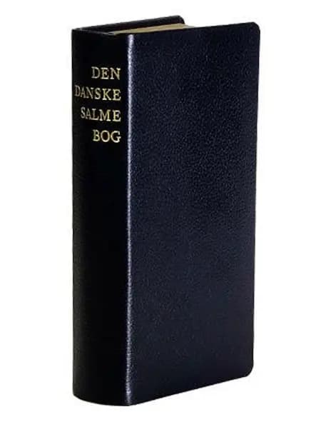 Den Danske Salmebog - Luksus sort, guldtryk på ryg 