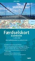 Færdselskort Danmark 2023-2024 