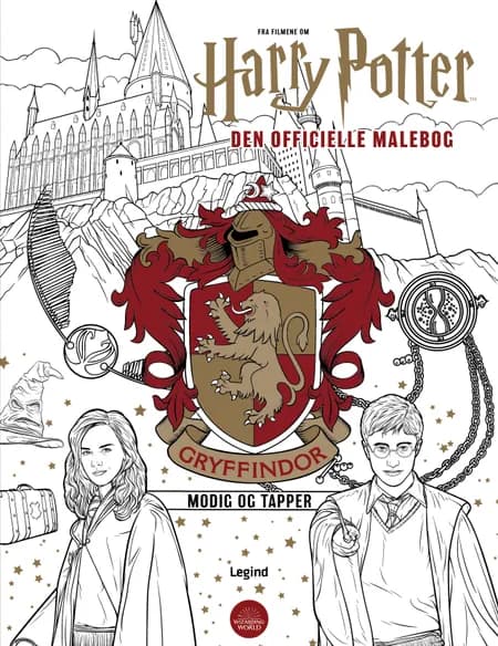 Harry Potter Gryffindor malebog 