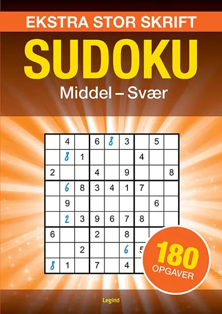 Den store Sudoku - ekstra stor skrift 