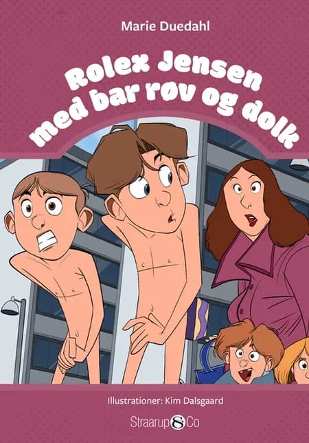 Rolex Jensen med bar røv og dolk af Marie Duedahl