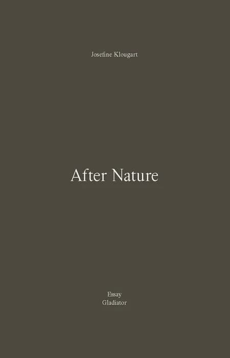 After Nature af Josefine Klougart