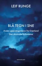 Blå tegn i sne