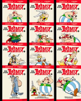 Den store Asterix 1-12 samlet af René Goscinny