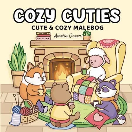 Cozy Cuties: Cute & Cozy malebog af Amelia Green