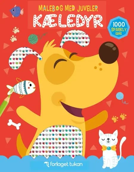 Malebog med juveler: Kæledyr 