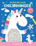 Malebog med juveler: Enhjørninger 