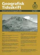 Geografisk Tidsskrift vol. 108 (1)