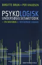 Psykologisk undersøgelsesmetodik