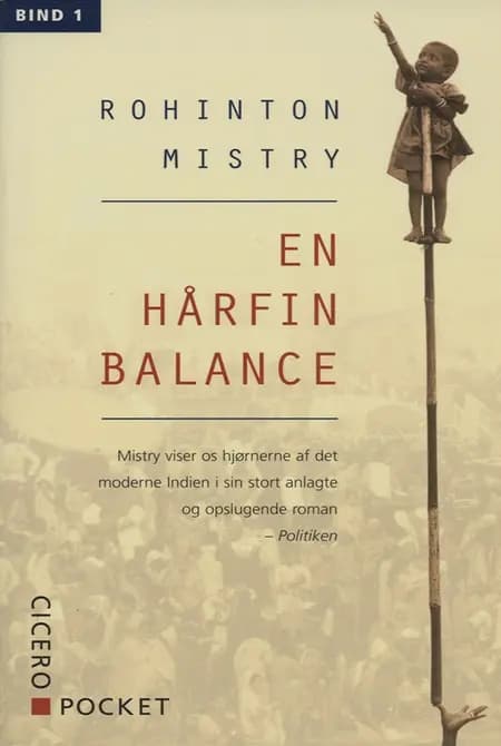 En hårfin balance af Rohinton Mistry