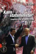 Kære statsminister
