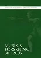 Musik & Forskning 30
