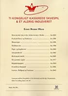 Ti kongeligt kasserede skuespil & ét ikke indleveret
