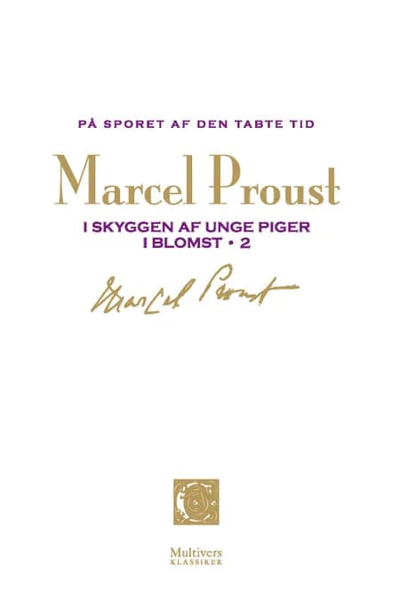 I skyggen af unge piger i blomst 2 af Marcel Proust