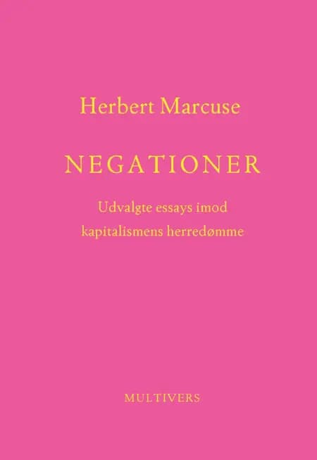 Negationer af Herbert Marcuse