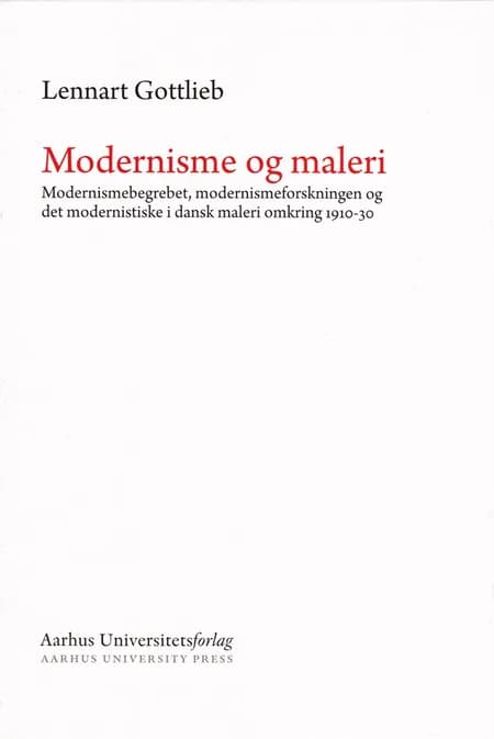 Modernisme og maleri af Lennart Gottlieb