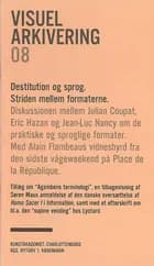 Destitution og sprog af Carsten Juhl