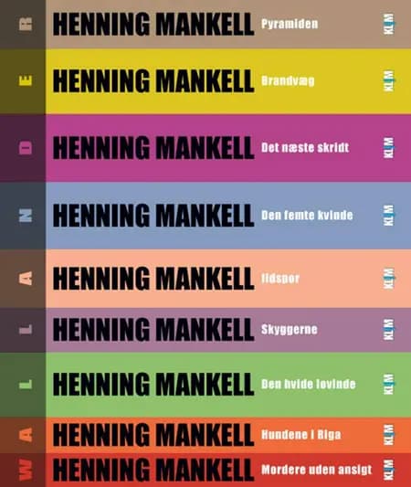 Wallander-serien 1-9 af Henning Mankell