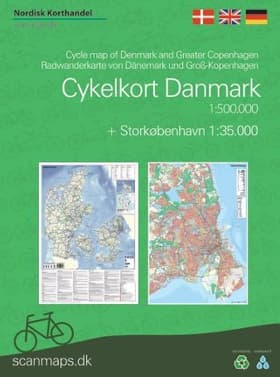 Cykelkort Danmark og København