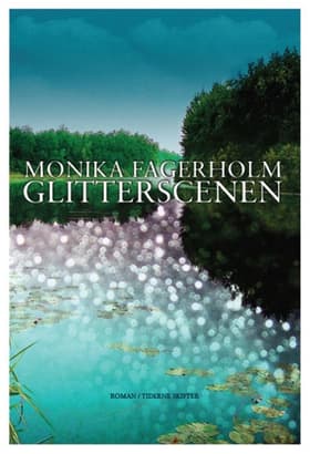 Glitterscenen og pigen hun træder i dansen med røde guldbånd af Monika Fagerholm