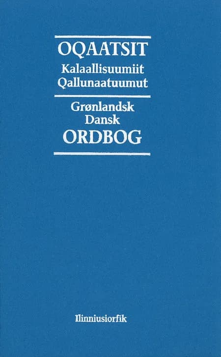 Oqaatsit kalaallisuumiit qallunaatuumut af Chr. Berthelsen