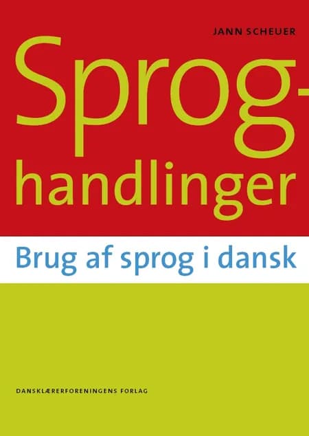 Sproghandlinger af Jann Scheuer