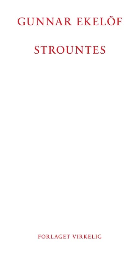 Strountes af Gunnar Ekelöf