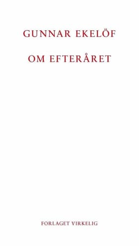 Om efteråret af Gunnar Ekelöf
