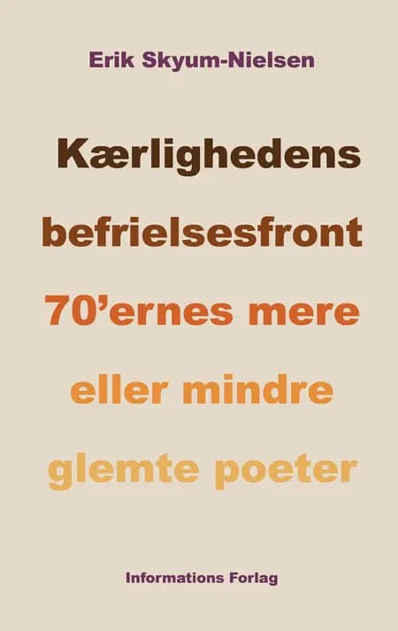 Kærlighedens befrielsesfront af Erik Skyum-Nielsen