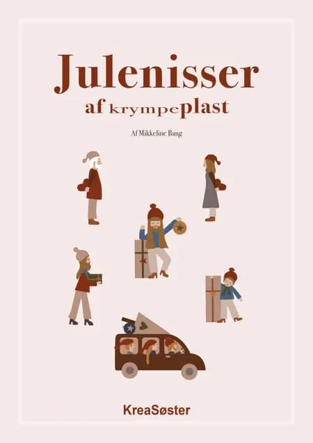 Julenisser af krympeplast af Mikkeline Bang