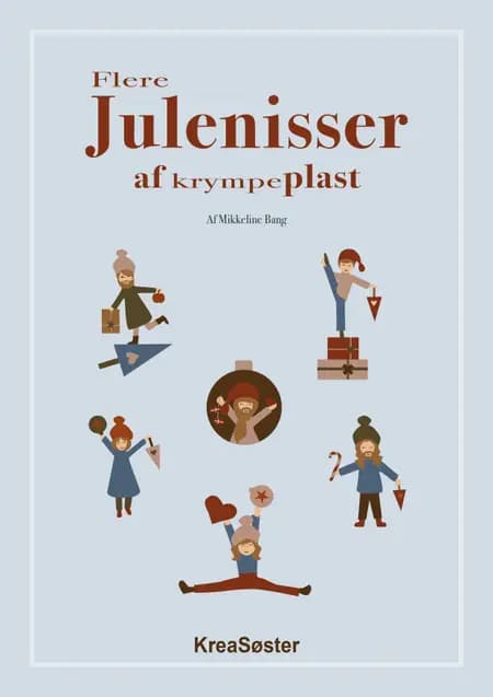 Flere julenisser af krympeplast af Mikkeline Bang