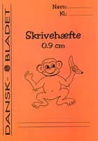 Skrivehæfte med linieafstand 0,9 cm