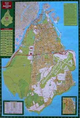 Kort over Amager af Claus Ehlers